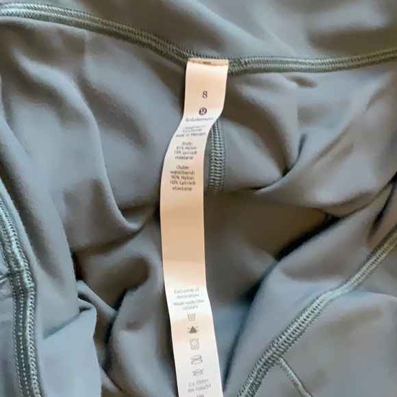 Lululemon slate blue tight front leggings 8 - Picture 3 of 4